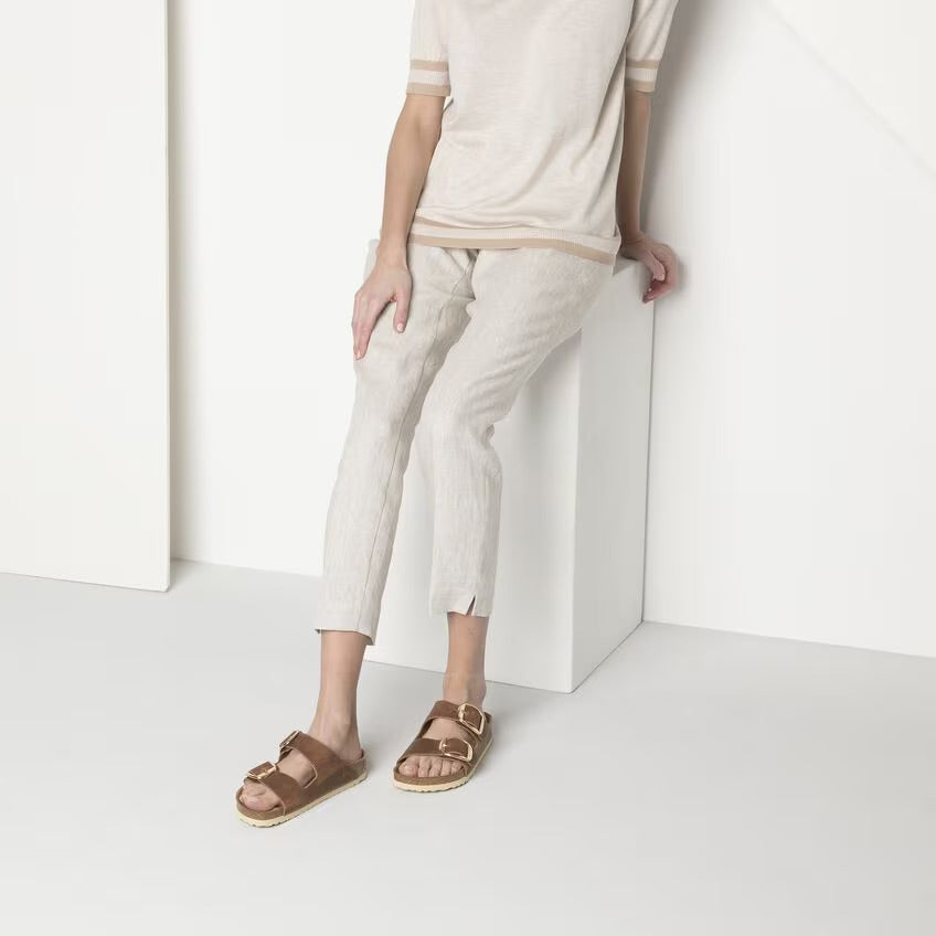 Birkenstock Arizona Big Buckle 1011073 Cognac | Cuir Largeur Étroite - Dealorys