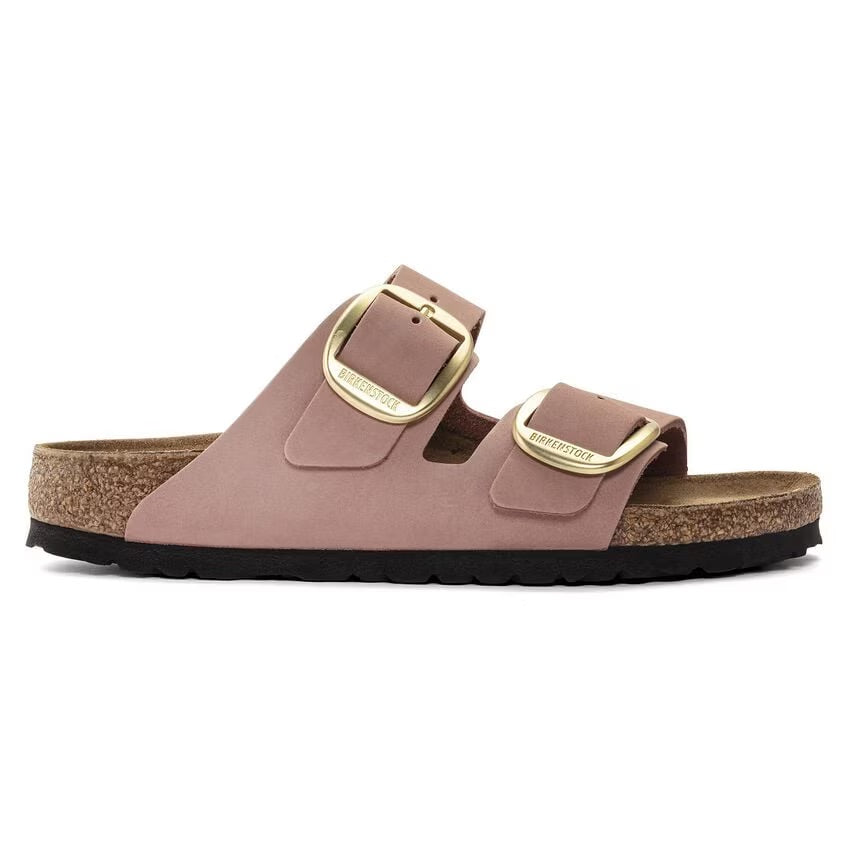 Birkenstock ARIZONA BIG BUCKLE 1024074 Old Rose | Nubuck Largeur Étroite - Dealorys