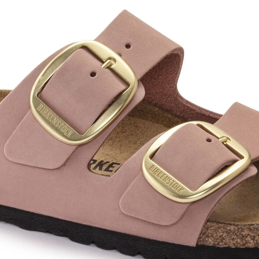 Birkenstock ARIZONA BIG BUCKLE 1024074 Old Rose | Nubuck Largeur Étroite - Dealorys