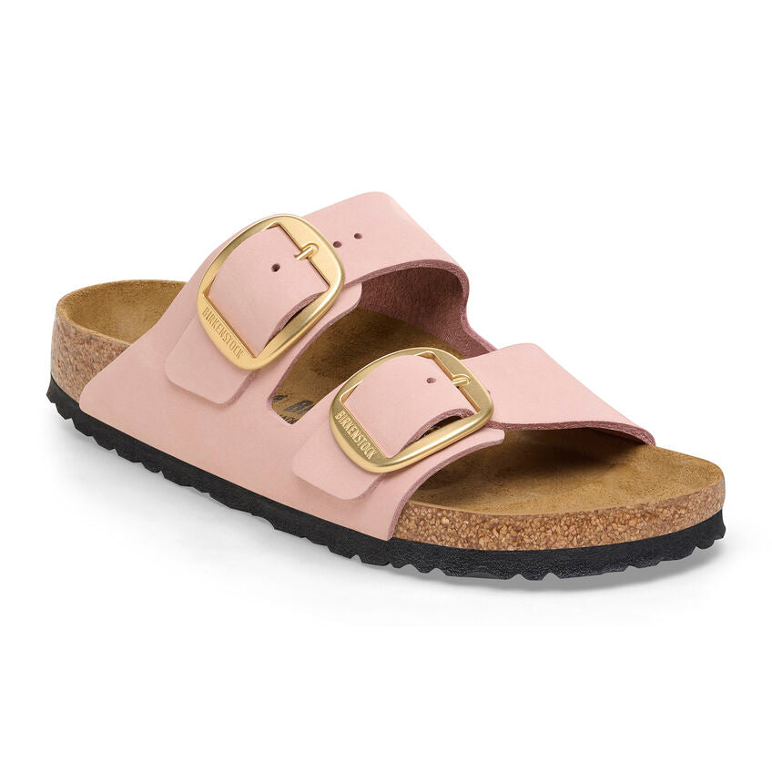 Birkenstock ARIZONA BIG BUCKLE 1026583 Soft Pink | Nubuck Largeur Étroite - Dealorys
