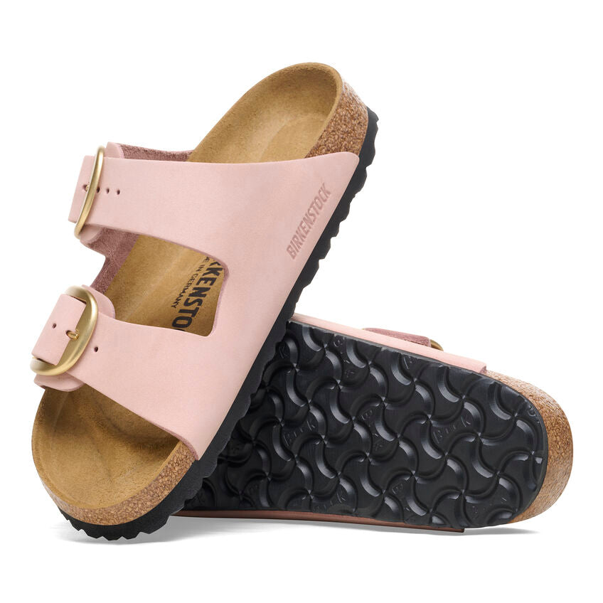 Birkenstock ARIZONA BIG BUCKLE 1026583 Soft Pink | Nubuck Largeur Étroite - Dealorys