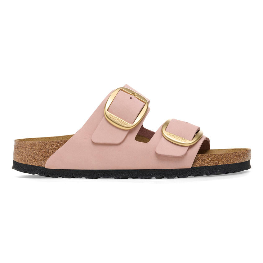 Birkenstock ARIZONA BIG BUCKLE 1026583 Soft Pink | Nubuck Largeur Étroite - Dealorys