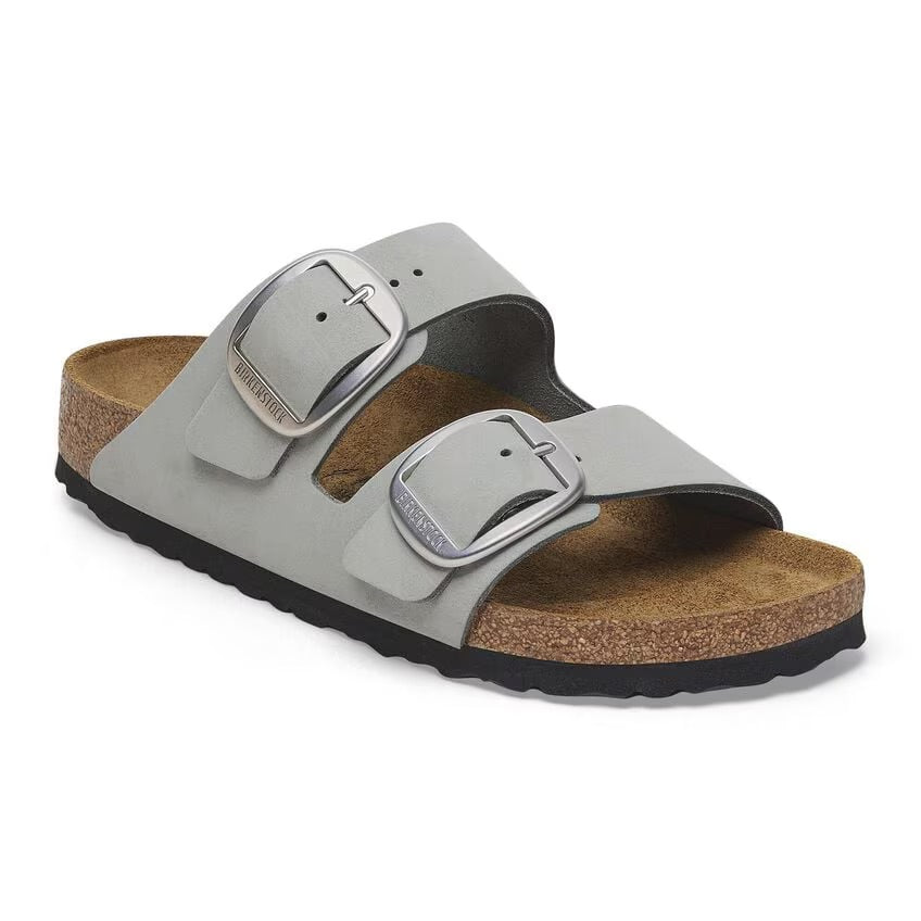 Birkenstock ARIZONA BIG BUCKLE 1029311 Pure Sage | Nubuck Largeur Étroite - Dealorys