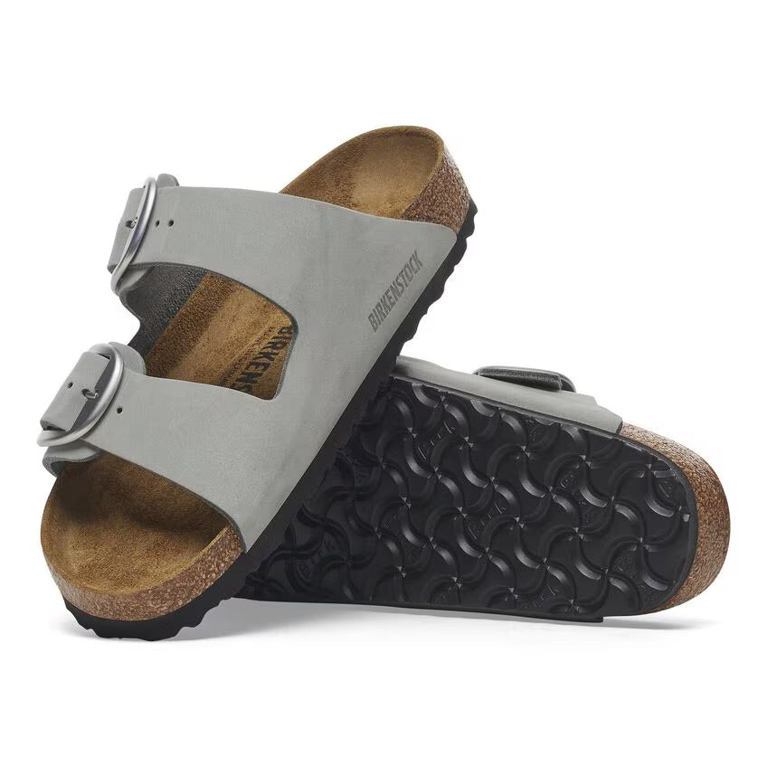 Birkenstock ARIZONA BIG BUCKLE 1029311 Pure Sage | Nubuck Largeur Étroite - Dealorys