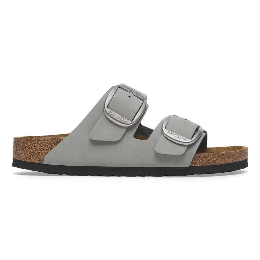 Birkenstock ARIZONA BIG BUCKLE 1029311 Pure Sage | Nubuck Largeur Étroite - Dealorys