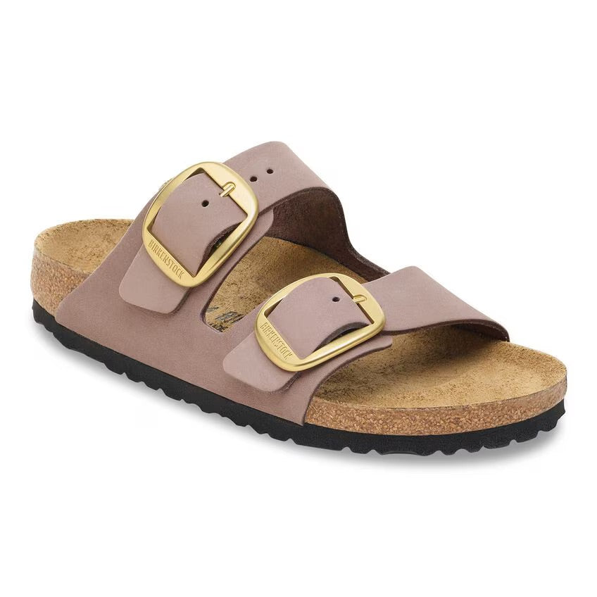 Birkenstock ARIZONA BIG BUCKLE 1030528 Faded Purple | Nubuck Largeur Étroite - Dealorys