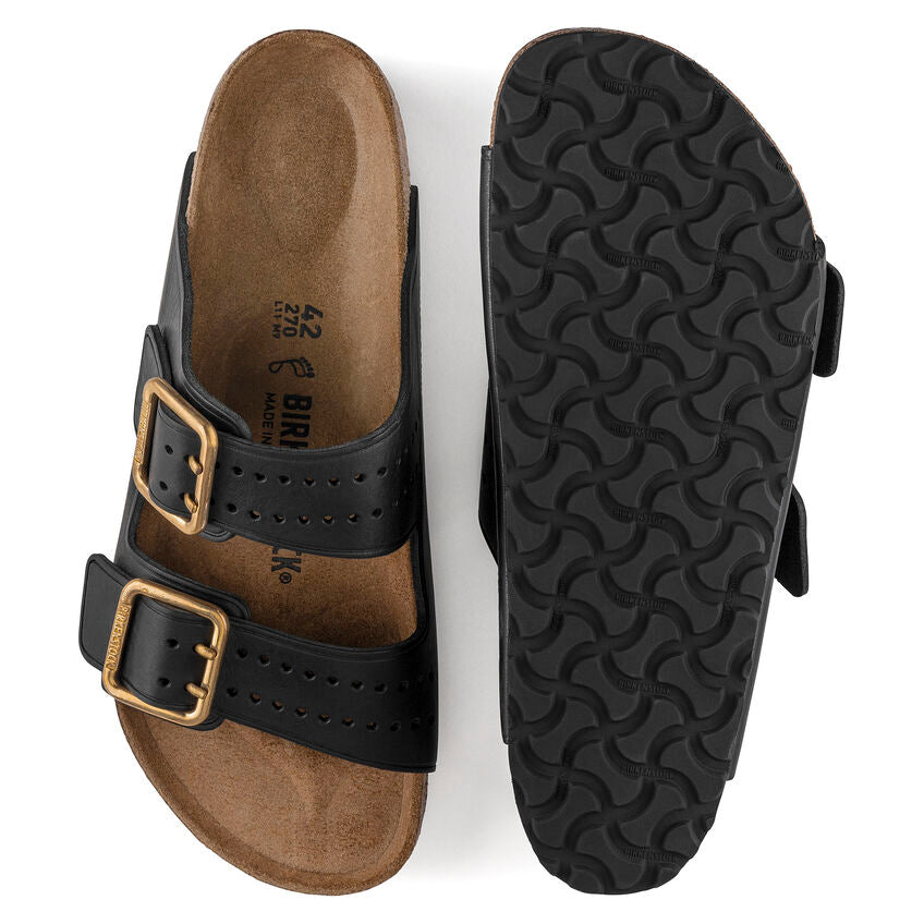 Birkenstock ARIZONA BOLD 1022604 Noir | Cuir Largeur Régulière - Dealorys