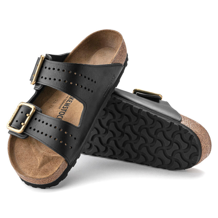 Birkenstock ARIZONA BOLD 1022604 Noir | Cuir Largeur Régulière - Dealorys