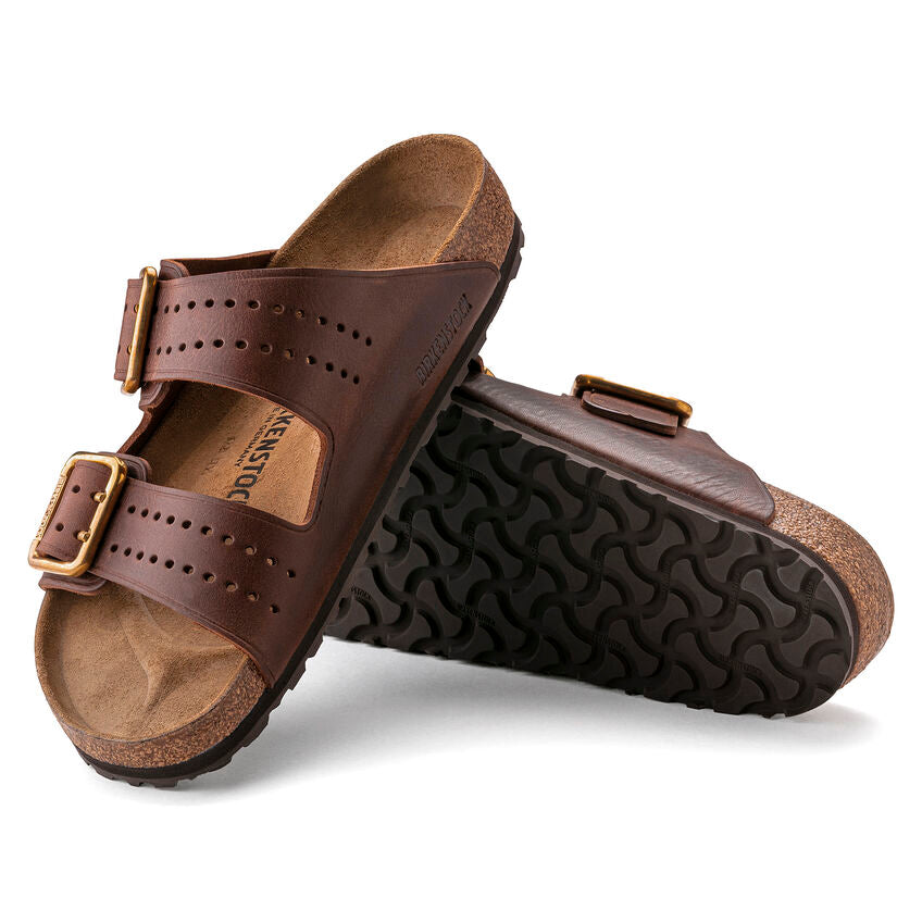 Birkenstock ARIZONA BOLD 1022605 Roast | Cuir Largeur Régulière - Dealorys