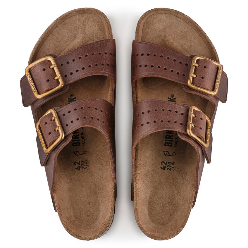 Birkenstock ARIZONA BOLD 1022605 Roast | Cuir Largeur Régulière - Dealorys
