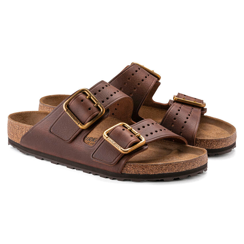 Birkenstock ARIZONA BOLD 1022605 Roast | Cuir Largeur Régulière - Dealorys