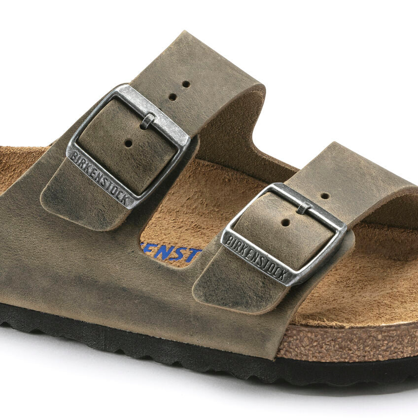 Birkenstock ARIZONA SOFT 1019313 Faded Khaki | Cuir Largeur Régulière - Dealorys
