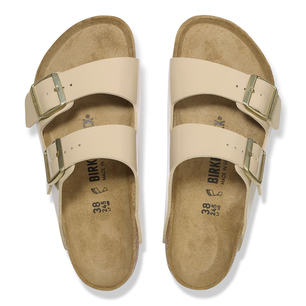 Birkenstock ARIZONA 1013069 Patent Sand | Birko-Flor Largeur Régulière - Dealorys
