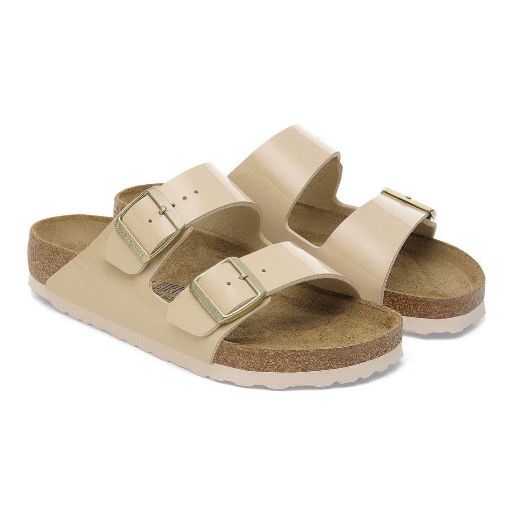 Birkenstock ARIZONA 1013069 Patent Sand | Birko-Flor Largeur Régulière - Dealorys