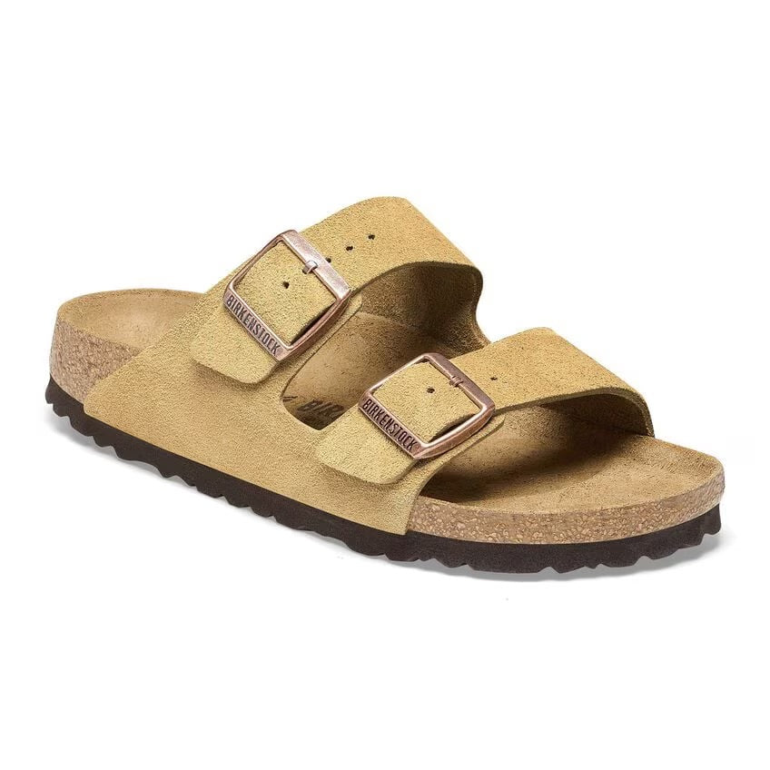 Birkenstock ARIZONA 1026190 Latte Cream | Suède Largeur Régulière - Dealorys