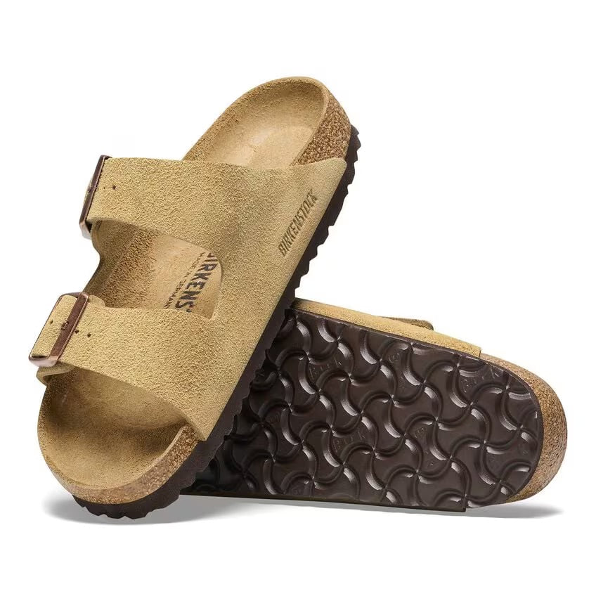 Birkenstock ARIZONA 1026190 Latte Cream | Suède Largeur Régulière - Dealorys