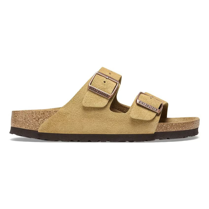 Birkenstock ARIZONA 1026190 Latte Cream | Suède Largeur Régulière - Dealorys