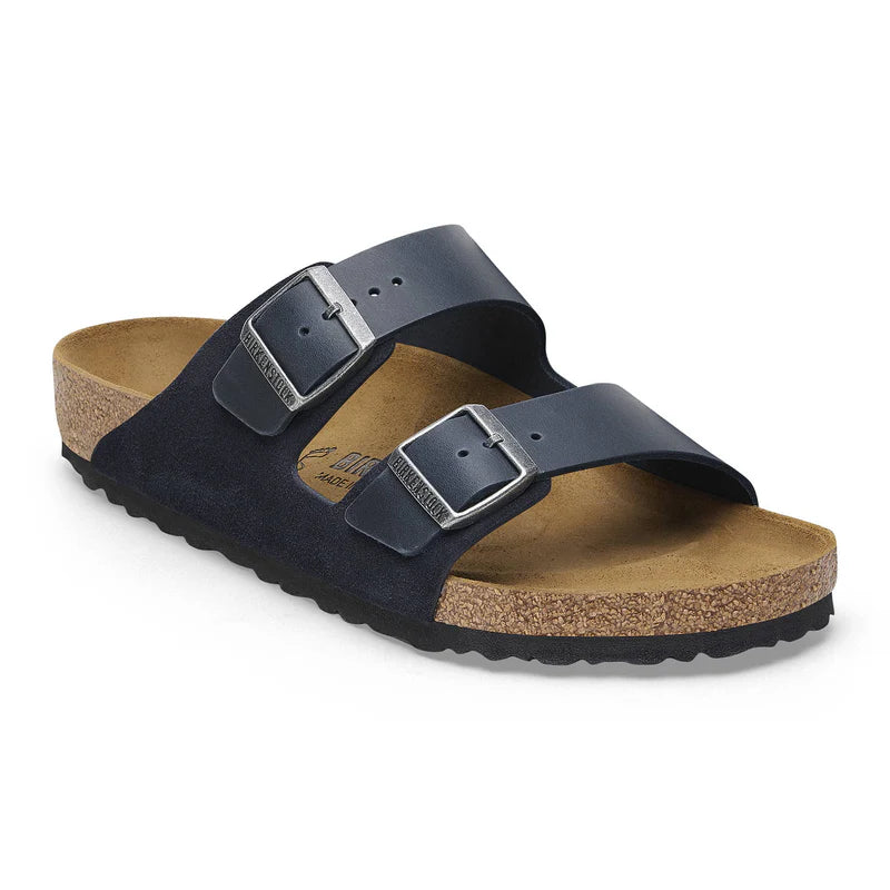 Birkenstock ARIZONA 1028152 Midnight | Suède/Cuir Largeur Régulière - Dealorys