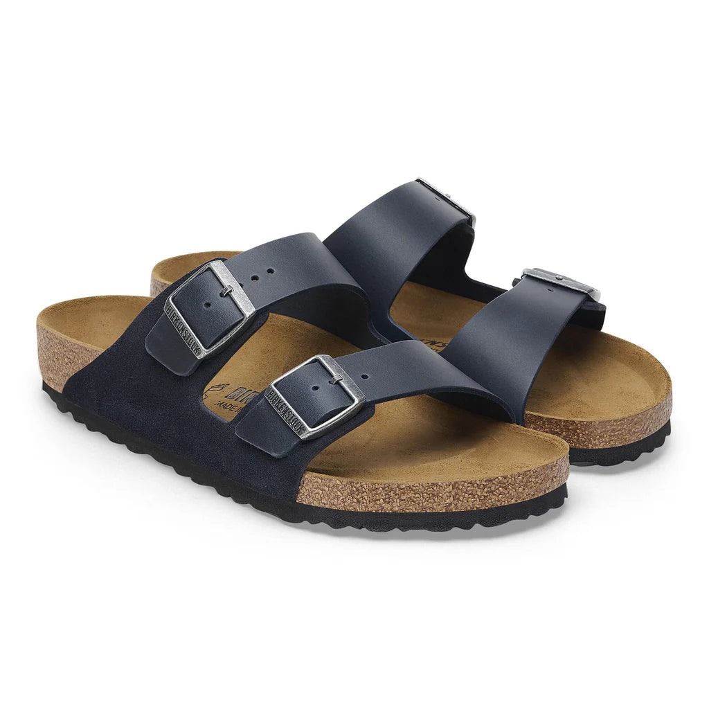 Birkenstock ARIZONA 1028152 Midnight | Suède/Cuir Largeur Régulière - Dealorys