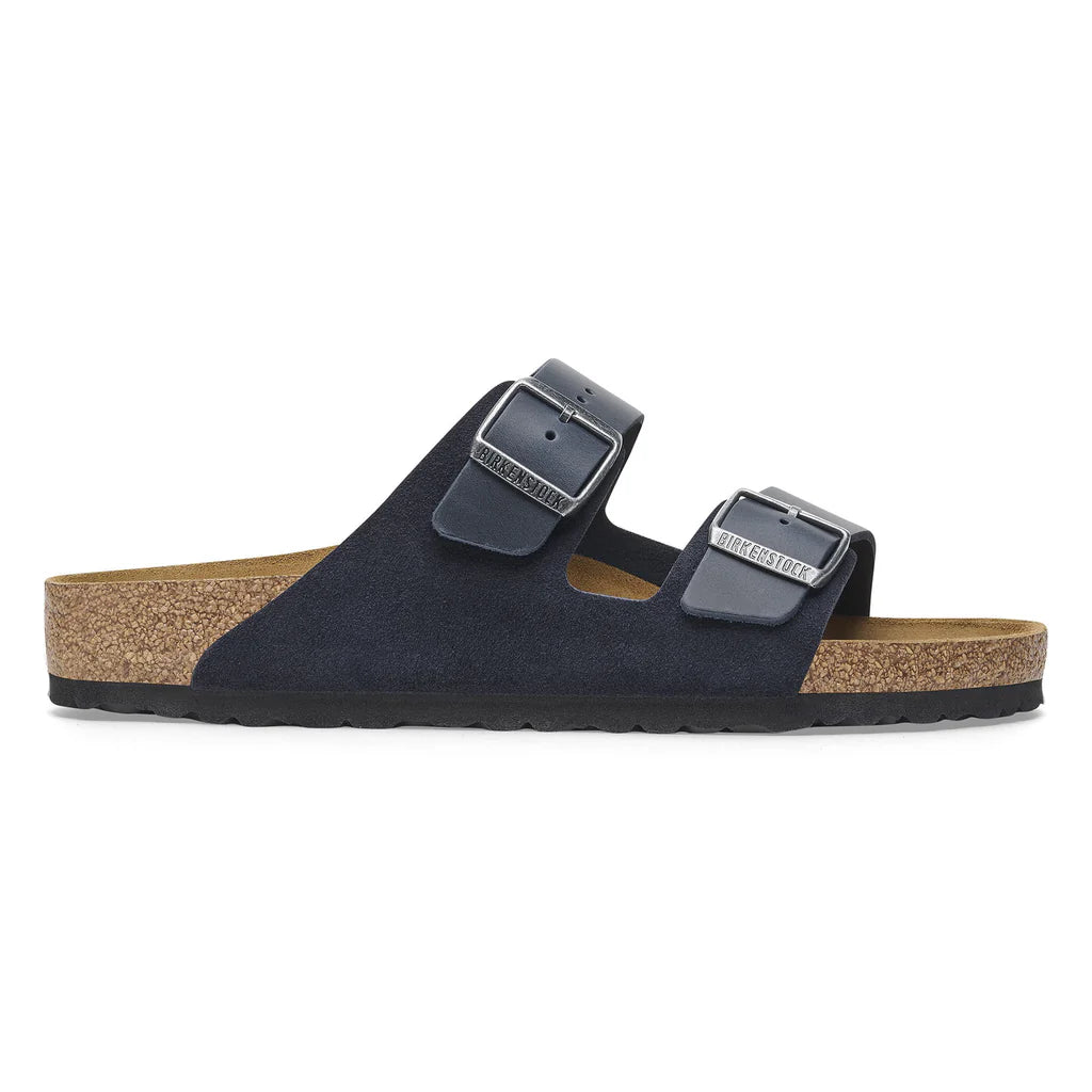 Birkenstock ARIZONA 1028152 Midnight | Suède/Cuir Largeur Régulière - Dealorys