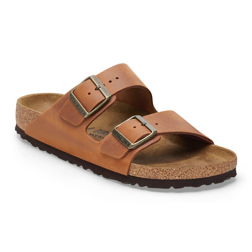 Birkenstock ARIZONA 1028272 Cognac | Cuir Largeur Régulière - Dealorys
