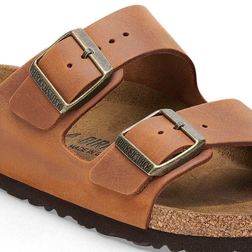 Birkenstock ARIZONA 1028272 Cognac | Cuir Largeur Régulière - Dealorys
