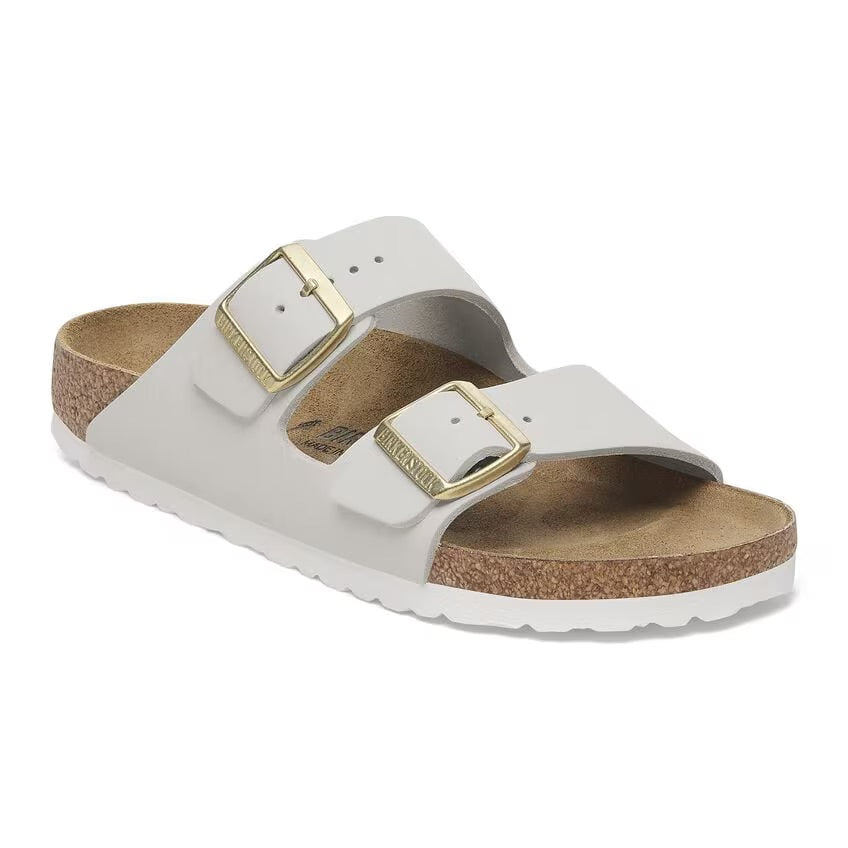 Birkenstock ARIZONA 1029405 Antique White | Nubuck Largeur Régulière - Dealorys