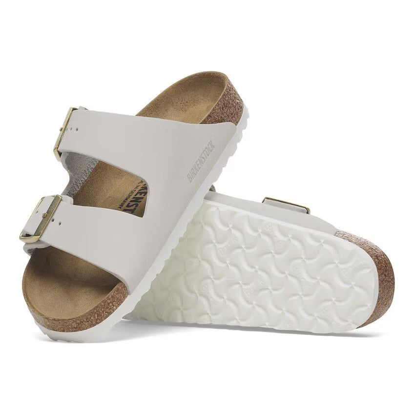 Birkenstock ARIZONA 1029405 Antique White | Nubuck Largeur Régulière - Dealorys