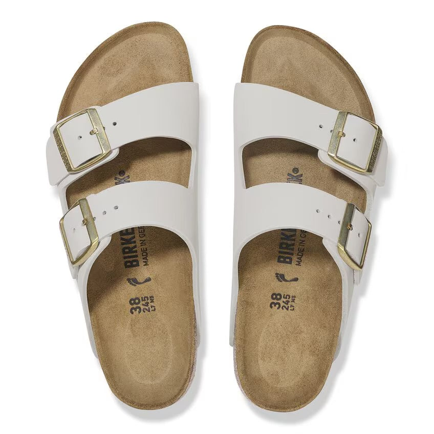 Birkenstock ARIZONA 1029405 Antique White | Nubuck Largeur Régulière - Dealorys