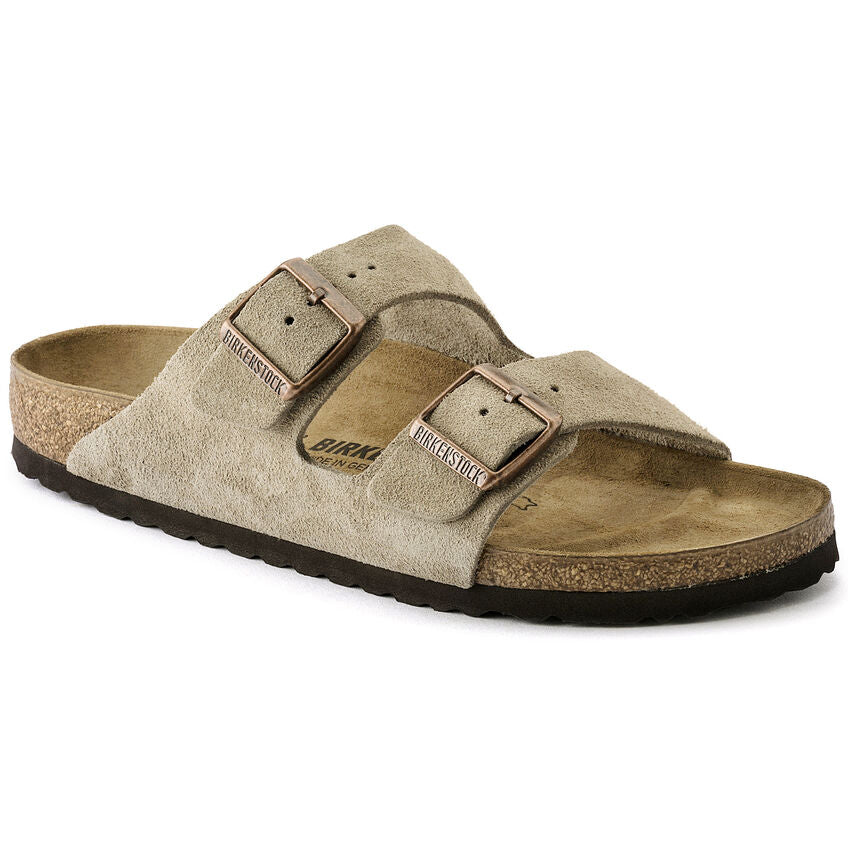 Birkenstock ARIZONA 51461 Taupe | Suède Largeur Régulière - Dealorys