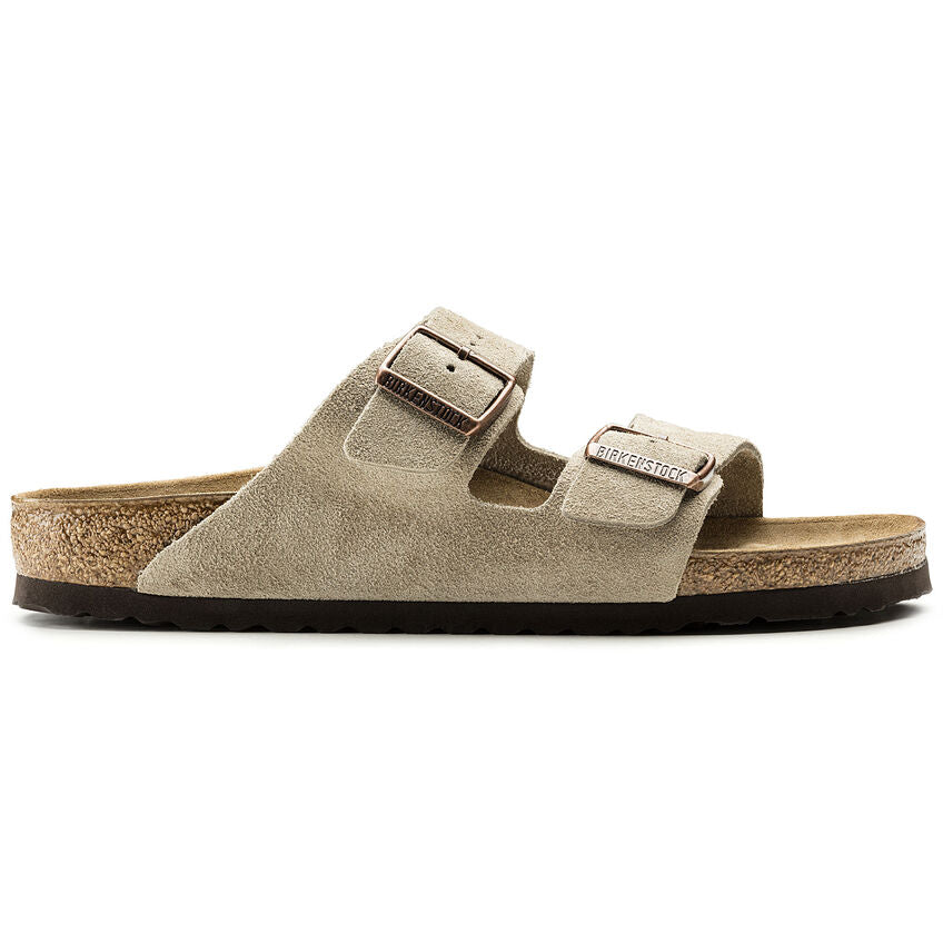 Birkenstock ARIZONA 51461 Taupe | Suède Largeur Régulière - Dealorys