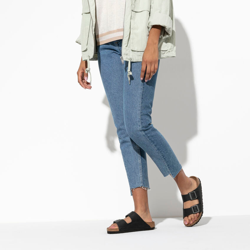 Birkenstock Arizona 552111 Noir | Cuir Largeur Régulier - Dealorys