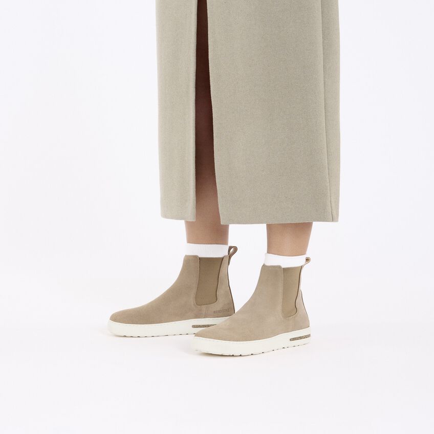 Birkenstock BEND CHELSEA 1028483 Taupe | Suède Largeur Étroite - Dealorys