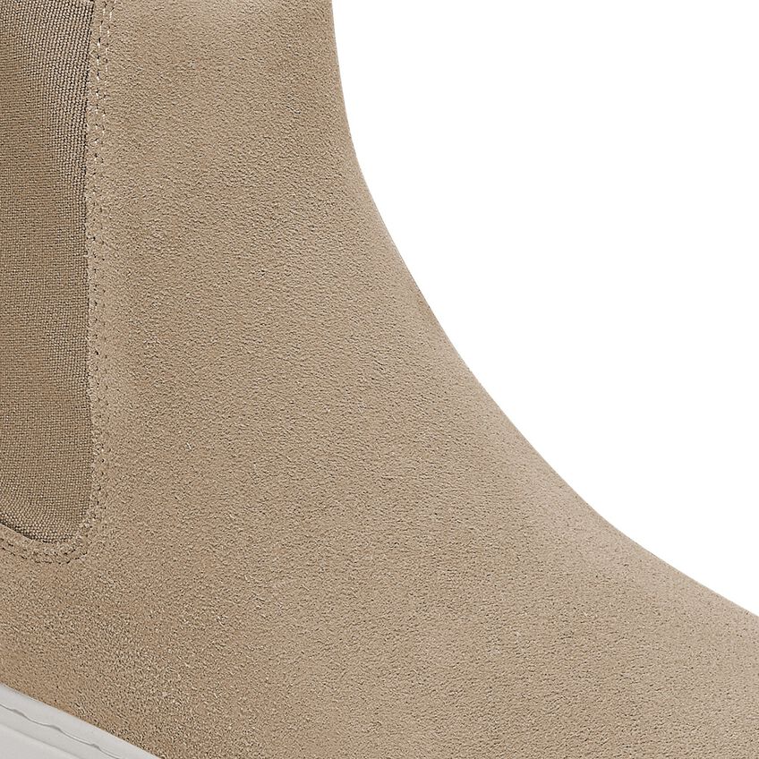Birkenstock BEND CHELSEA 1028483 Taupe | Suède Largeur Étroite - Dealorys