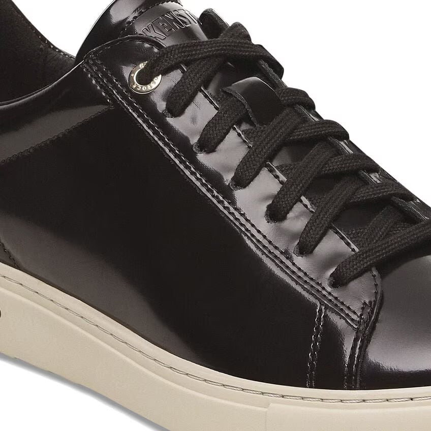 Birkenstock BEND LOW 1029734 High Shine Black | Cuir Largeur Étroite - Dealorys