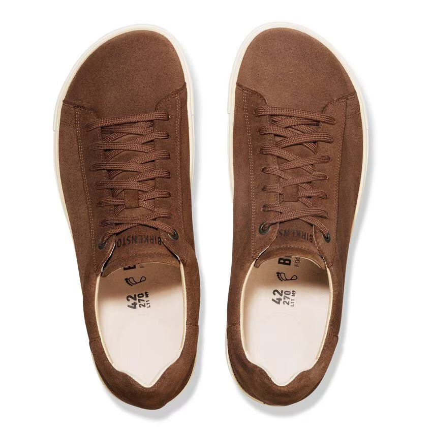 Birkenstock BEND LOW 1030195 Dark Tea | Suède Largeur Étroite - Dealorys