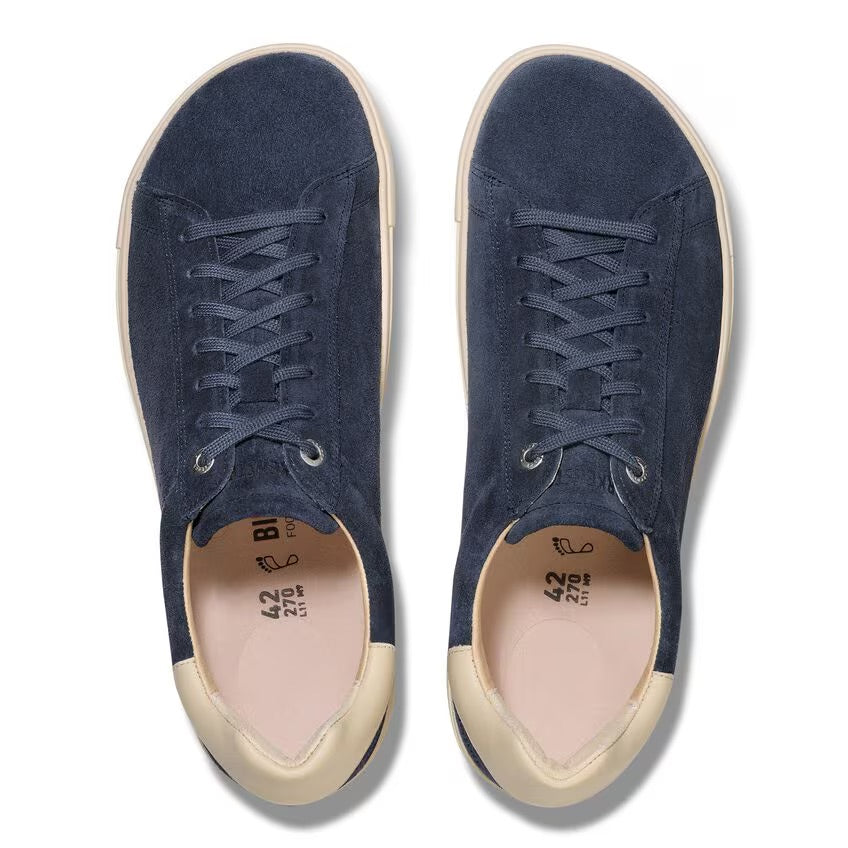 Birkenstock BEND VARSITY 1030826 Navy/Eggshell | Suède/Cuir Largeur Régulière - Dealorys