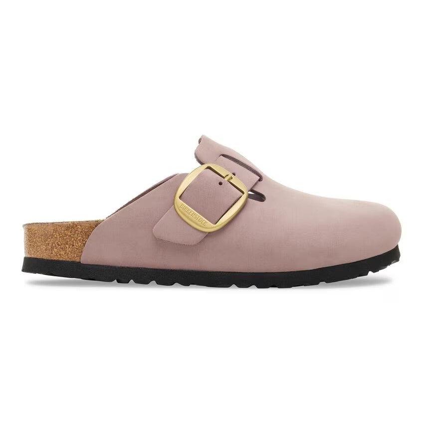 Birkenstock BOSTON BIG BUCKLE 1030544 Faded Purple | Nubuck Largeur Étroite - Dealorys