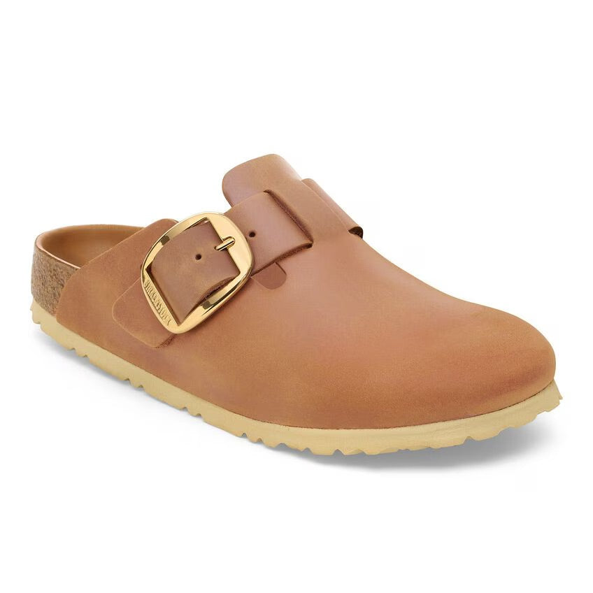 Birkenstock BOSTON BIG BUCKLE 1030446 Cognac | Cuir Largeur Étroite - Dealorys