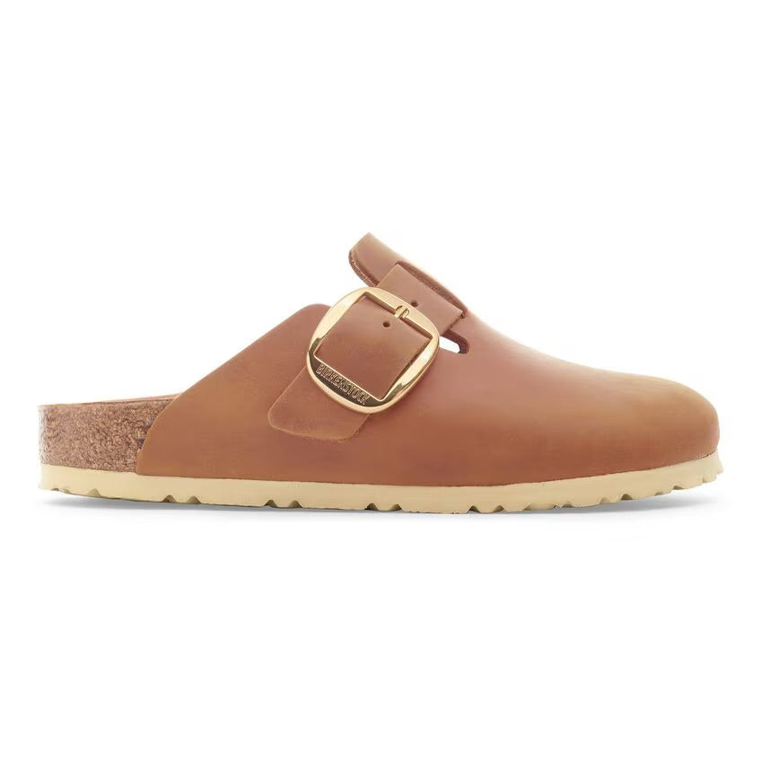 Birkenstock BOSTON BIG BUCKLE 1030446 Cognac | Cuir Largeur Étroite - Dealorys