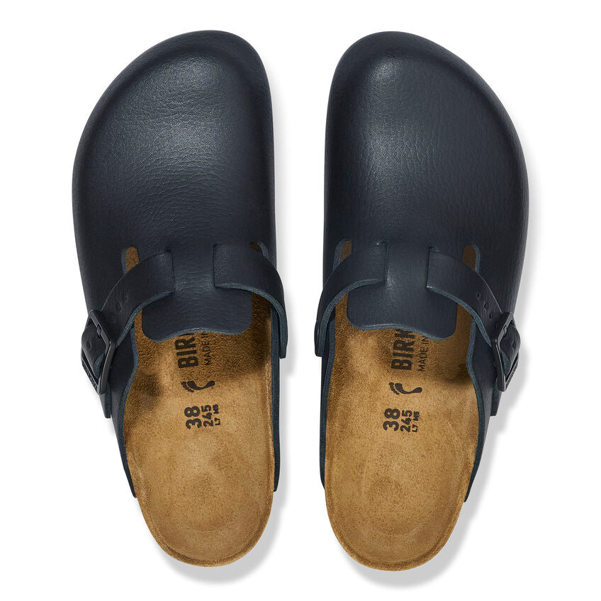 Birkenstock BOSTON PRO 1025979 Noir | Cuir Largeur Régulière Sabots professionnels antidérapants - Dealorys