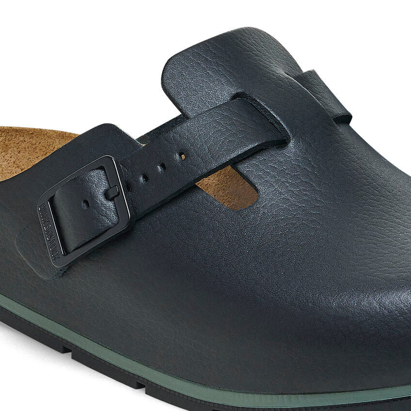 Birkenstock BOSTON PRO 1025979 Noir | Cuir Largeur Régulière Sabots professionnels antidérapants - Dealorys