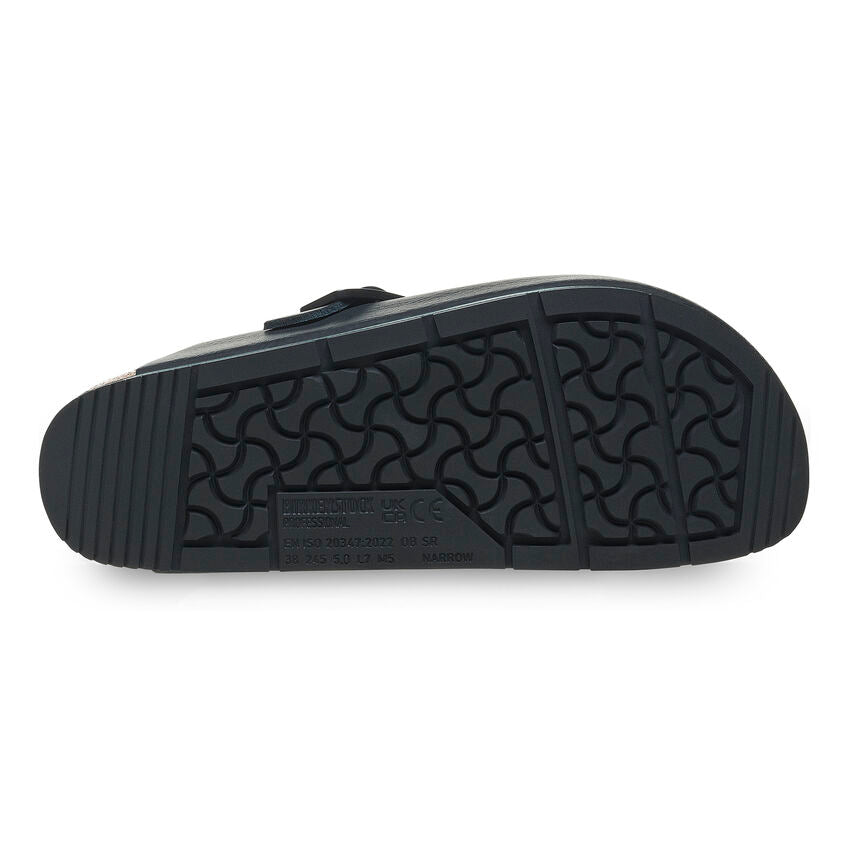 Birkenstock BOSTON PRO 1025979 Noir | Cuir Largeur Régulière Sabots professionnels antidérapants - Dealorys