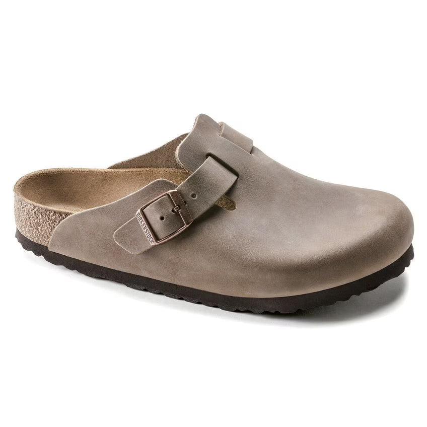 Birkenstock BOSTON 960811 Tabacco | Cuir Largeur Régulière - Dealorys