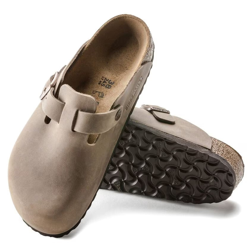 Birkenstock BOSTON 960811 Tabacco | Cuir Largeur Régulière - Dealorys