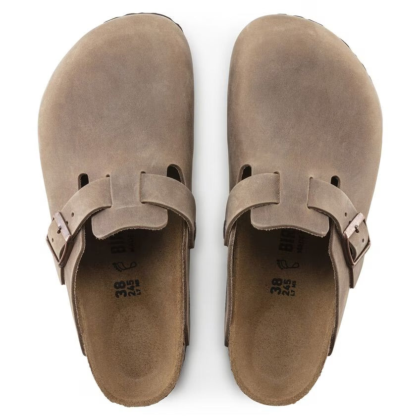 Birkenstock BOSTON 960811 Tabacco | Cuir Largeur Régulière - Dealorys