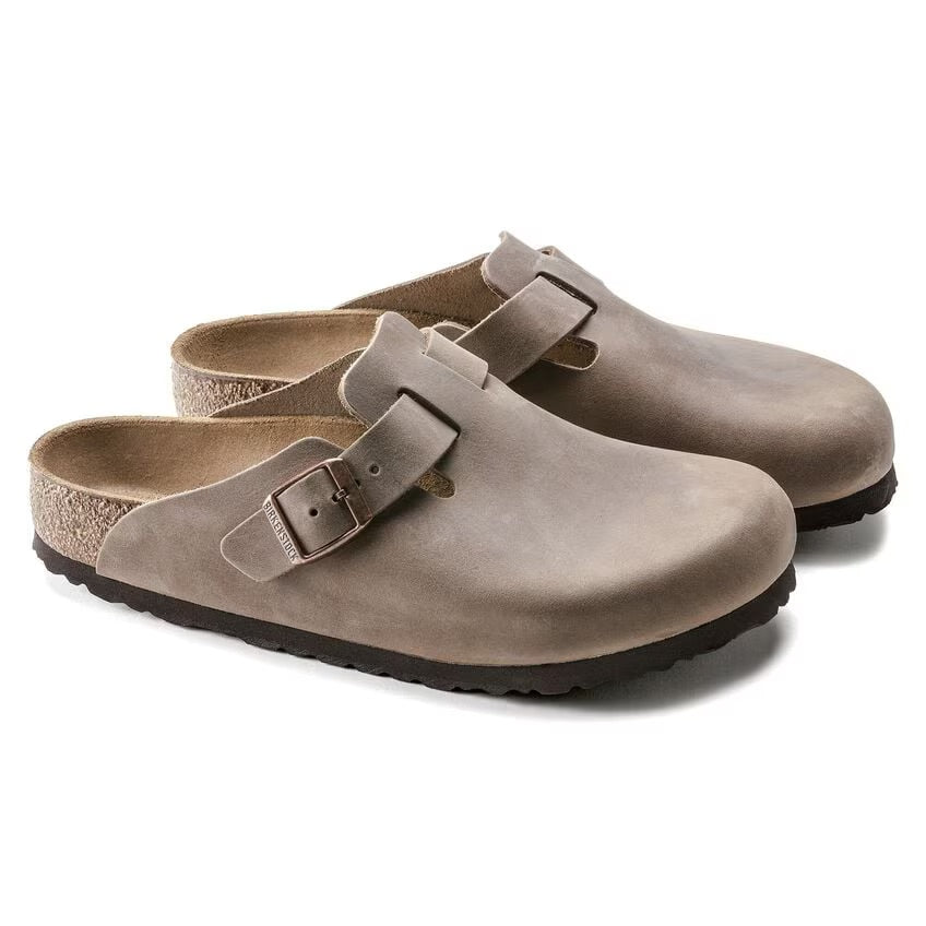 Birkenstock BOSTON 960811 Tabacco | Cuir Largeur Régulière - Dealorys