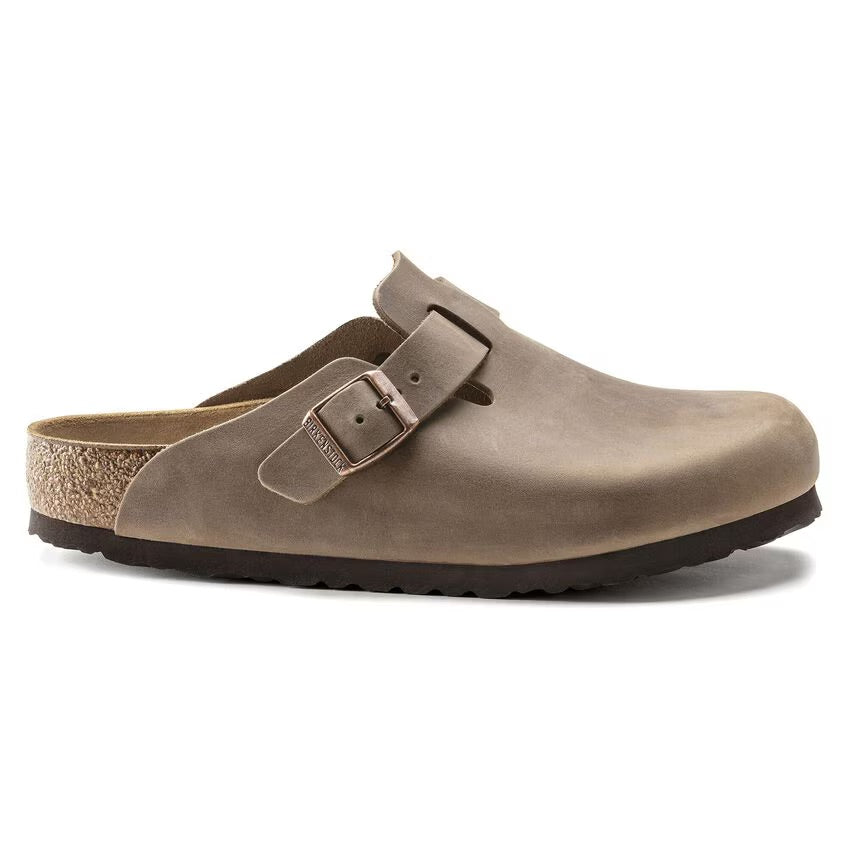 Birkenstock BOSTON 960811 Tabacco | Cuir Largeur Régulière - Dealorys