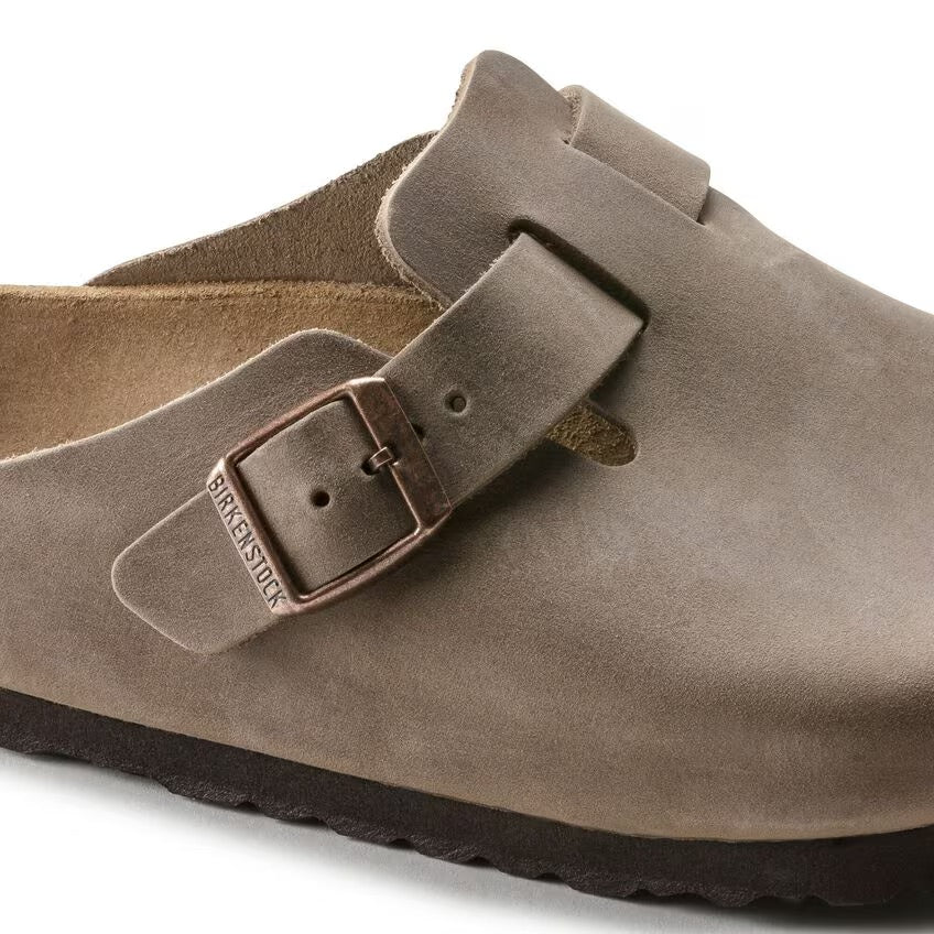 Birkenstock BOSTON 960811 Tabacco | Cuir Largeur Régulière - Dealorys