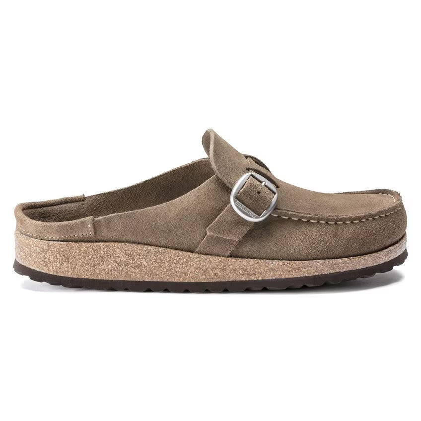Birkenstock Buckley 1019490 Gray Taupe | Suède Largeur Étroite - Dealorys